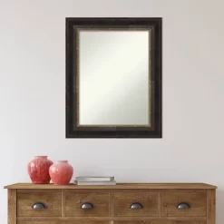 24" X 30" Non-Beveled Varied Black Bathroom Wall Mirror - Amanti Art -Northlight Store GUEST dadfe370 0b7a 4cf1 9e16 03bcf1c07f7f