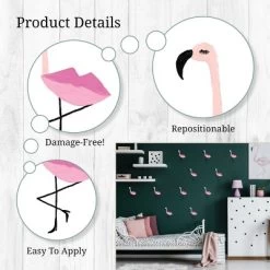 Flamingos Wall Decor - Decalcomania -Northlight Store GUEST dbf3f1d7 8a60 4a24 8c9d 4a18ba65ac50