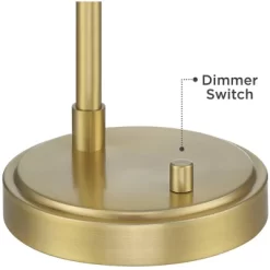 Possini Euro Design Possini Euro Vaile Desk Lamp With Dual USB Ports Warm Gold With Glass Shade -Northlight Store GUEST dc5b5832 bfe3 4bd7 b61e 5d4a5e976e9d