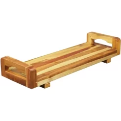 29"x5" Eleganto Teak Wood Bathtub Storage Caddy Natural - EcoDecors -Northlight Store GUEST dcab7c6d 2b8b 420a ab10 d7b335a6ea4d