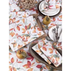Saro Lifestyle Fall Leaf Napkin, 20" Square, Multi (Set Of 4) -Northlight Store GUEST dd187be9 1c18 4da2 afae c90f140d962a