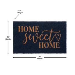 Flash Furniture Harbold 18" X 30" Indoor/Outdoor Coir Doormat With Home Sweet Home Message And Non-Slip Backing -Northlight Store GUEST dd26d4f2 21fb 4681 a029 d56254f7c823