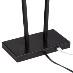 360 Lighting Cole Modern Table Lamps 27" Tall Set Of 2 Black Metal With USB Charging Ports White Rectangular Shade For Bedroom Living Room Bedside -Northlight Store GUEST dd8adda7 5e5f 4c5f af1a 90c92a411f27