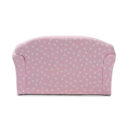 Erica Heart Upholstered Kids' 2 Seater Sofa Pink - Baxton Studio -Northlight Store GUEST de0953a9 c490 4d18 95d2 0302460c7467