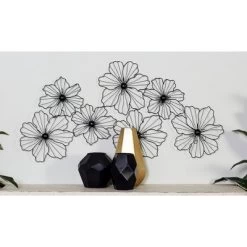 Metal Floral Wire Wall Decor Black - CosmoLiving By Cosmopolitan 29 Metal Floral Wire Wall Decor Black - CosmoLiving By Cosmopolitan -Northlight Store GUEST de41f3ee a33a 4c4e af3f 1e3a1e4621bb