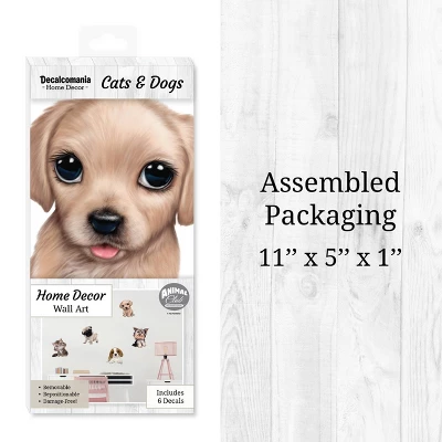 Cats & Dogs Wall Decor - Decalcomania 8 Cats & Dogs Wall Decor - Decalcomania - Image 6