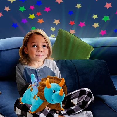 Sleeptime Lite Dinosaur Plush LED Nightlight Blue - Pillow Pets 6 Sleeptime Lite Dinosaur Plush LED Nightlight Blue - Pillow Pets - Image 4