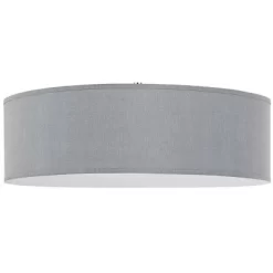 18" X 18" X 14" LED Metal Dimmable Pendant With Diffuser And Hardback Fabric Shade Gray - Cal Lighting -Northlight Store GUEST df58ff61 3ab2 4860 bdd8 a9f48424942b