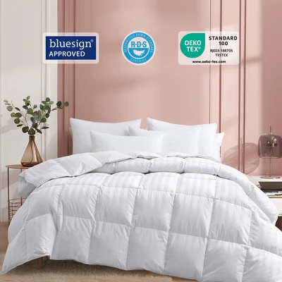 Peace Nest All-season 500 Thread Count Cotton White Goose Feather & Down Comforter Duvet Insert 3 Peace Nest All-season 500 Thread Count Cotton White Goose Feather & Down Comforter Duvet Insert