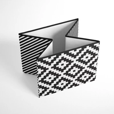 Bacati - Love Black/white Storage Box Large 3 Bacati - Love Black/white Storage Box Large