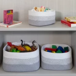 Home-Complete 3pc Storage Basket Set -Northlight Store GUEST dfbeec19 ff1b 4fbd a99b a36c006743ff