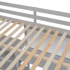 Wooden Loft Bed With Shelves, Desk And Writing Board - ModernLuxe -Northlight Store GUEST dff27005 5968 4db9 b808 0e63525de450