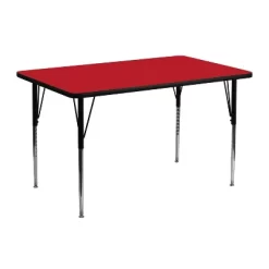 Flash Furniture 24''W X 48''L Rectangular HP Laminate Activity Table - Standard Height Adjustable Legs 10 Flash Furniture 24''W X 48''L Rectangular HP Laminate Activity Table - Standard Height Adjustable Legs -Northlight Store GUEST e069c084 c55e 4cea 8288 a3f011f14ef8