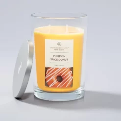 19oz Glass Jar Pumpkin Spice Donut Candle - Home Scents -Northlight Store GUEST e13a53e5 0922 4964 be38 f88039f72a4d