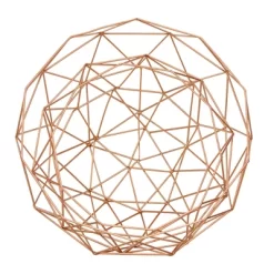 Set Of 2 Round Modern Reflections Iron Geodesic Basket - Olivia & May 11 Set Of 2 Round Modern Reflections Iron Geodesic Basket - Olivia & May -Northlight Store GUEST e1aaf91a a3f6 4f1d 9cab bc38c060a486