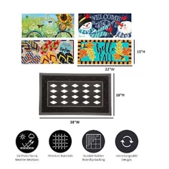 Evergreen Flag Sassafras Doormat Four Seasons Set Of 5 -Northlight Store GUEST e1de111e 68c5 4e1f 8883 10e8a2578c3c