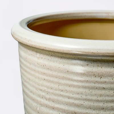 Small Ceramic Reactive Glaze Planter - Threshold™ Designed With Studio McGee 4 Small Ceramic Reactive Glaze Planter - Threshold™ Designed With Studio McGee - Image 2