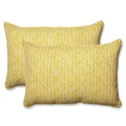 Outdoor/Indoor Herringbone Over-Sized Rectangular Throw Pillow Set Of 2 - Pillow Perfect -Northlight Store GUEST e2010336 3227 4764 b46c f8e6f64a2afe