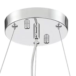 Possini Euro Design Alyssa Chrome Drum Chandelier 23 1/2" Wide Modern Crystal 12-Light LED Fixture For Dining Room Kitchen Island Entryway Bedroom -Northlight Store GUEST e20a9cd3 49fd 4a82 b8ca 274363a8336d