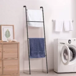 NEX 4 Tier Ladder Style Towel Rack Black 8 NEX 4 Tier Ladder Style Towel Rack Black -Northlight Store GUEST e352437c 9e07 4a5e 8806 97598d9c0609