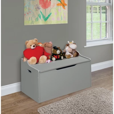 Bench Top Toy Box - Gray 4 Bench Top Toy Box - Gray - Image 2