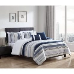 Riverbrook Home 5pc Albion Comforter Bedding Set Blue 9 Riverbrook Home 5pc Albion Comforter Bedding Set Blue -Northlight Store GUEST e544c0c3 3961 4f07 92d6 b3d51392fc94