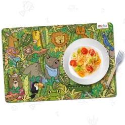 Merka Kids Wipeable Plastic Placemats For Dining Table - Ocean, Space, Jungle, Unicorns For Ages 2 And Up, Set Of 4 9 Merka Kids Wipeable Plastic Placemats For Dining Table - Ocean, Space, Jungle, Unicorns For Ages 2 And Up, Set Of 4 -Northlight Store GUEST e56338c1 8259 464e 803c 0110376dac4e