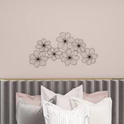 Metal Floral Wire Wall Decor Black - CosmoLiving By Cosmopolitan 22 Metal Floral Wire Wall Decor Black - CosmoLiving By Cosmopolitan -Northlight Store GUEST e5a4c532 1362 45bf bc74 73057c0d36eb