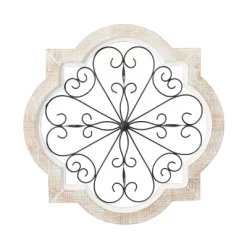 Farmhouse Wood Abstract Wall Decor White - Olivia & May -Northlight Store GUEST e7333b2b 166a 47c2 979c 78f4f05c8a83