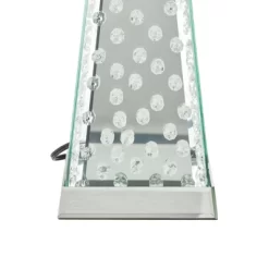 Contemporary Glass Mirrored Table Lamp Silver - Olivia & May -Northlight Store GUEST e8e07d98 4cec 4450 a013 05cafeb4252c