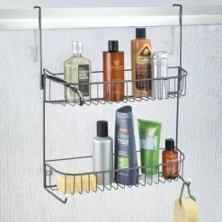 MDesign Metal Bathroom Over Door Hanging Shower Caddy, X-Wide 19 MDesign Metal Bathroom Over Door Hanging Shower Caddy, X-Wide -Northlight Store GUEST e9468a5d 8553 466a b283 bc994fef6774