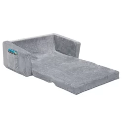 Delta Children Kids' Serta Perfect Sleeper Extra Wide Comfy 2-in-1 Flip Open Convertible Sofa To Lounger - Gray -Northlight Store GUEST e96f527b 857d 40a4 96fe 2782f7005e6f