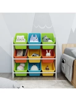 Year Color White Toy Cubes Storage Organizer For Kids, Classroom, Playroom, Daycare, Nursery With 9 Colorful Storage Bins 11 Year Color White Toy Cubes Storage Organizer For Kids, Classroom, Playroom, Daycare, Nursery With 9 Colorful Storage Bins -Northlight Store GUEST e9afa4ce 4ee2 4741 b38b 6e212bf8ee57
