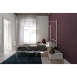 Twin Clara Metal Bed White - Room & Joy -Northlight Store GUEST eaaceb52 1fe0 46b0 9526 553a112b1aee
