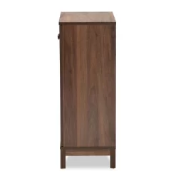 2 Door Nissa Wood Shoe Storage Cabinet Walnut Brown - Baxton Studio -Northlight Store GUEST eb65ce63 6458 4791 babd 2e127ededbde