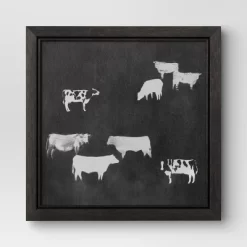 (Set Of 2) 12" X 12" Cow Collection II Framed Wall Canvases - Threshold™ 9 (Set Of 2) 12" X 12" Cow Collection II Framed Wall Canvases - Threshold™ -Northlight Store GUEST eba1d89c 78cc 4c5b 8c67 3a03cc2b6c22