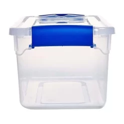 Homz 7.5 Quart Clear Plastic Stackable Storage Container Tote With Secure Latching Lid For Home And Office Organization -Northlight Store GUEST ec8e3a0d 99e7 4398 a891 d7fae4ebe1ab