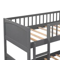 Twin Over Twin Bunk Bed With Twin Size Loft Bed With 2 Drawers - ModernLuxe -Northlight Store GUEST ee3f3430 c6e4 4d70 ac69 6d8eedd54711