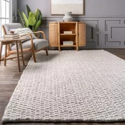 NuLOOM Glendora Hand Woven Chevron Area Rug -Northlight Store GUEST ef4d81c9 7c15 4386 ae92 022c01853283