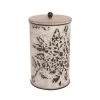 Set Of 3 Cream And Gray Floral Metal Decorative Storage Canisters - Foreside Home & Garden 2 Set Of 3 Cream And Gray Floral Metal Decorative Storage Canisters - Foreside Home & Garden -Northlight Store GUEST ef61be75 d544 4058 b80e 07c35f8ec24b