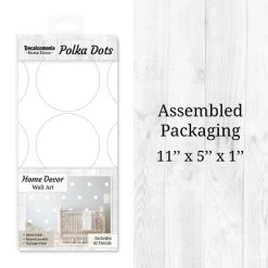 Polka Dots Wall Decor White - Decalcomania -Northlight Store GUEST f0dc03f6 cd43 4401 a9e7 e0cb511b2502