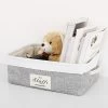 Unique Bargains Square Cotton Linen Fabric Towel Basket Decorative Storage Bins 1 Pc -Northlight Store GUEST f1438cfb 6d1f 455b bebb daba48416b56