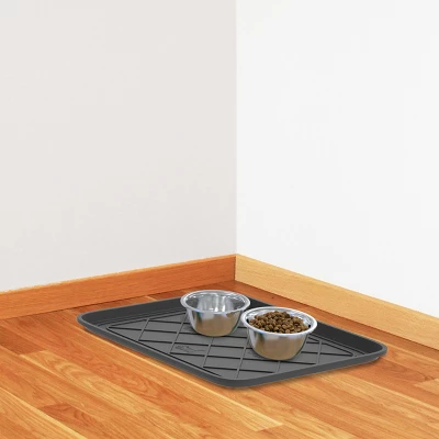 All Weather Boot Tray - Small Water-Resistant Plastic Utility Shoe Mat For Indoor And Outdoor Use In All Seasons By Stalwart (Set Of Two, Dark Grey) 8 All Weather Boot Tray - Small Water-Resistant Plastic Utility Shoe Mat For Indoor And Outdoor Use In All Seasons By Stalwart (Set Of Two, Dark Grey) - Image 6