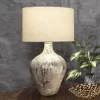 NuLOOM Phoenix 30" Glass Table Lamp Lighting - Gray 30" H X 17" W X 17" D -Northlight Store GUEST f3064c00 719f 4d4b 9496 c7da83157de5