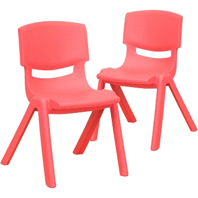 Flash Furniture 2 Pack Plastic Stackable School Chair With 12" Seat Height 14 Flash Furniture 2 Pack Plastic Stackable School Chair With 12" Seat Height - Image 12