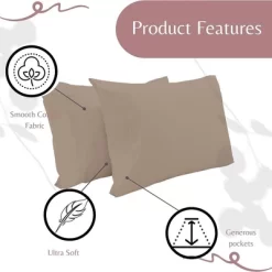 Superity Linen 100% Cotton Pillow Case - Queen -Northlight Store GUEST f50ba340 770b 423d b1a3 128b8cc93f16
