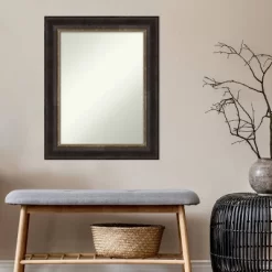 24" X 30" Non-Beveled Varied Black Bathroom Wall Mirror - Amanti Art -Northlight Store GUEST f56b9dd0 bae1 4bbc 8691 e3de4cbb21d5