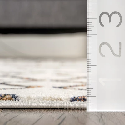 NuLOOM Kendra Bohemian Panel Fringe Area Rug 4 NuLOOM Kendra Bohemian Panel Fringe Area Rug - Image 2