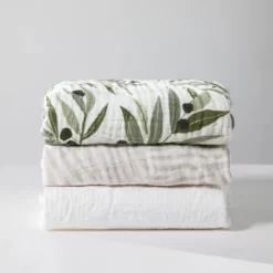 Babyletto Oat Stripe Muslin Crib Sheet -Northlight Store GUEST f59c6a1f adc1 4b20 8304 257fc0bc6f5d