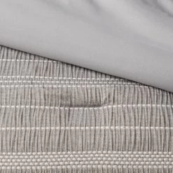 12pc Chambray Matelasse Stripe Comforter & Sheet Bedding Set Gray - Threshold™ -Northlight Store GUEST f59e7d48 b0ee 4ce0 8269 0dd68763ac49